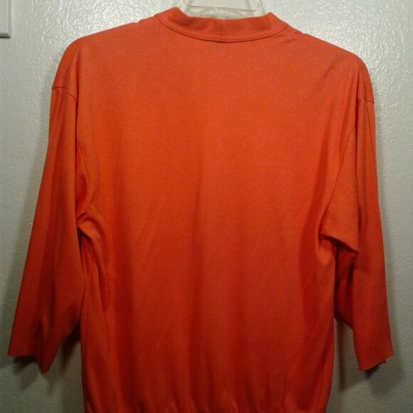 White Stag Orange Midsleeve  Cardigan Size: XL-XXL - Picture 3 of 10